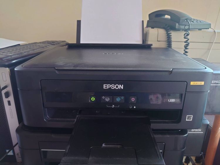 พริ้นเตอร์และสแกนเนอร์ EPSON L220 Printer สภาพดีใช่ได้ปกติ