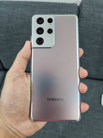 Samsung S21 ultra 5G Ram12 rom ความจุ 256GB  สีเงิน  สภาพสวยมาก  รูปที่ 2