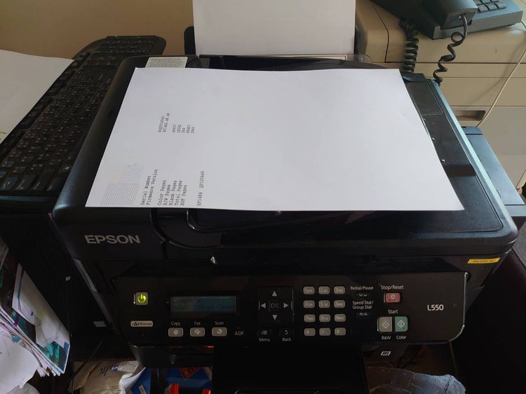 EPSON L550 All-in-One (Printer+COPY+FAX) สภาพดีใช่ได้ปกติ รูปที่ 3