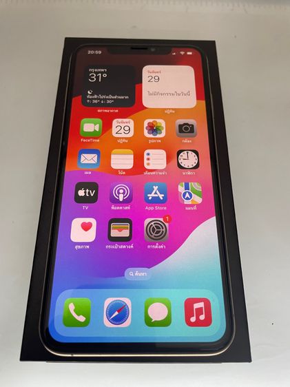 ขาย iPhone XS Max 64gb สีทอง สภาพสวย จอแท้ แบตแท้ สแกนใบหน้าได้ รีเซ็ตได้ ไม่ติดไอคราว ใช้งานดี เดิมๆทุกอย่าง อุปกรณ์ครบชุด พร้อมใช้งาน  รูปที่ 2