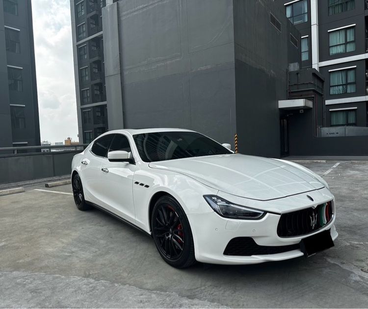 Maserati Ghibli 2014 3.0 S Sedan เบนซิน ไม่ติดแก๊ส เกียร์อัตโนมัติ ขาว รูปที่ 2