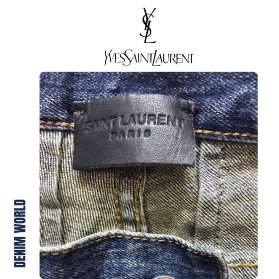 กางเกงยีนส์ Yves Saint Laurent Jeans  รูปที่ 2