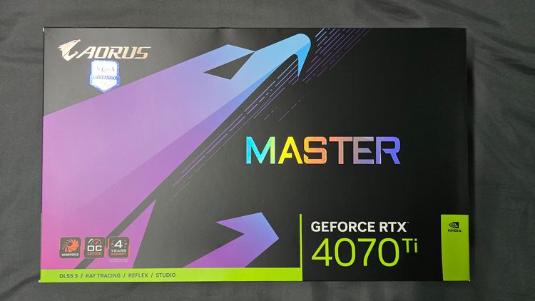 Gigabyte AORUS GeForce RTX 4070 Ti MASTER 12G รูปที่ 4