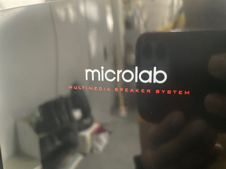 ลำโพงคอม ลำโพงโน๊ตบุ๊ค Microlab รุ่น M-500 สภาพดี เสียงดี เบสแน่นๆครับ สภาพพร้อมใช้งานครับ   รูปที่ 7