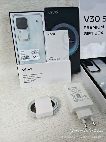 Vivo V30 Pro (สีขาว) มือสอง อายุเครื่องแค่ 1 เดือน ส่งฟรีถึงมือทั่วกรุงเทพฯ และปริมณฑล หรือส่งฟรี EMS ทั่วไทย สอบถามเพิ่มเติมโทร 0886700657  รูปที่ 2