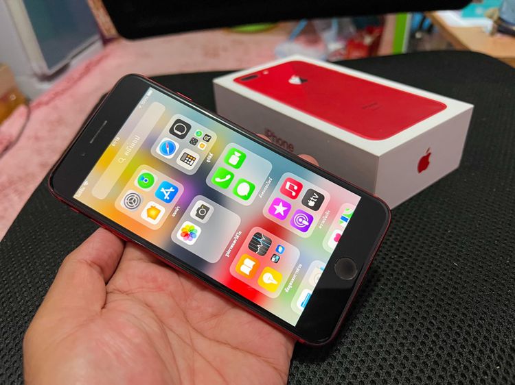 iPhone 8 Plus 256GB Red Product เครื่องศูนย์แท้ จอแท้ ไม่ใช่เครื่องรีเฟอบิช เล่นเกม ทำงาน ลื่น ครับ รูปที่ 4