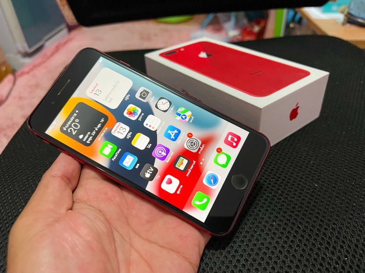 iPhone 8 Plus 256GB Red Product เครื่องศูนย์แท้ จอแท้ ไม่ใช่เครื่องรีเฟอบิช เล่นเกม ทำงาน ลื่น ครับ รูปที่ 5