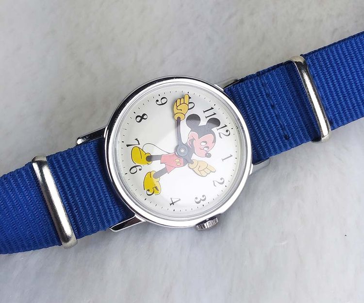 240410-1970's Mickey Mouse Timex ระบบไขลาน รูปที่ 6