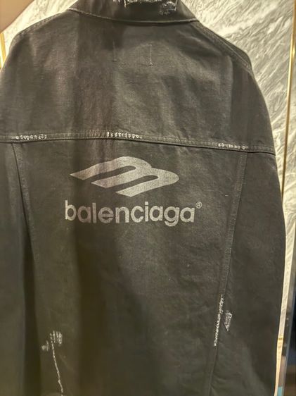 Real💯 Balenciaga denim jacket รูปที่ 2
