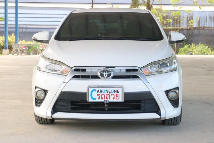 Toyota Yaris 2014 1.5 G Sedan เบนซิน ไม่ติดแก๊ส เกียร์อัตโนมัติ ขาว รูปที่ 1
