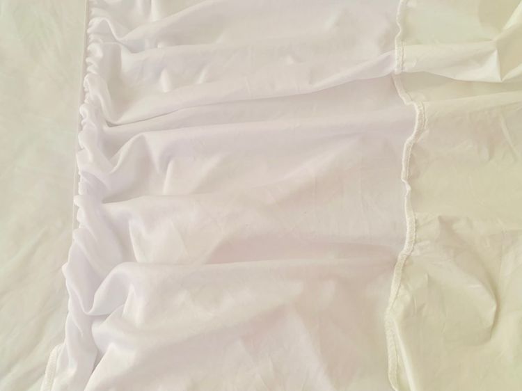 ผ้าปูที่นอนรัดมุมรองกันเปื้อน-กันน้ำ-กันปัสสาวะ ขนาด 3.5ฟุต สีขาว (ใหม่) มือสองสภาพดี สินค้าญี่ปุ่น-เกาหลีแท้ รูปที่ 8
