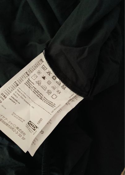 ผ้าปูที่นอนรัดมุม (แบบบาง) ขนาด 4ฟุต สีดำ ยี่ห้อ IKEA (สภาพใหม่) (โทนสีหายาก) มือสองสภาพดี สินค้าญี่ปุ่น-เกาหลีแท้ รูปที่ 6