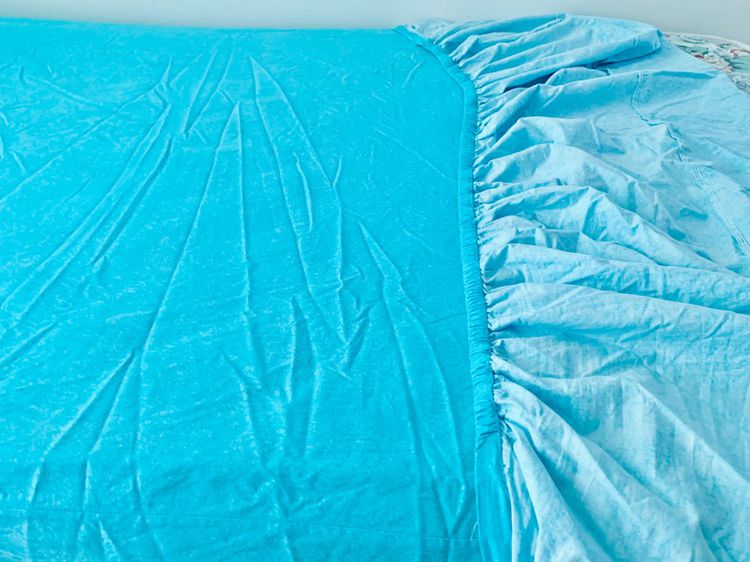 ผ้าปูที่นอนรัดมุม (แบบบาง) ขนาด 4ฟุต สีฟ้าลายวินเทจ ยี่ห้อ Mrs.Dalloway มือสองขายตามสภาพ สินค้าญี่ปุ่น-เกาหลีแท้ รูปที่ 10