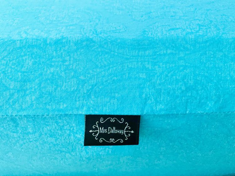 ผ้าปูที่นอนรัดมุม (แบบบาง) ขนาด 4ฟุต สีฟ้าลายวินเทจ ยี่ห้อ Mrs.Dalloway มือสองขายตามสภาพ สินค้าญี่ปุ่น-เกาหลีแท้ รูปที่ 6
