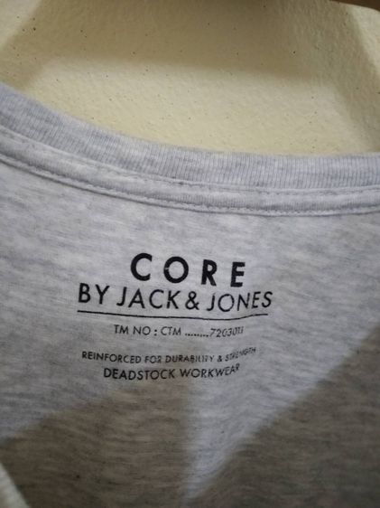 เสื้อยืด core Jack and Jones ของแท้ รอบอก 38 ยาว 26 สภาพดีมากๆ รูปที่ 5