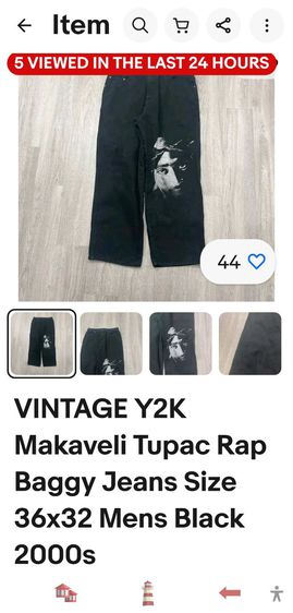 2PAC กางเกง BAGGY รูปที่ 14