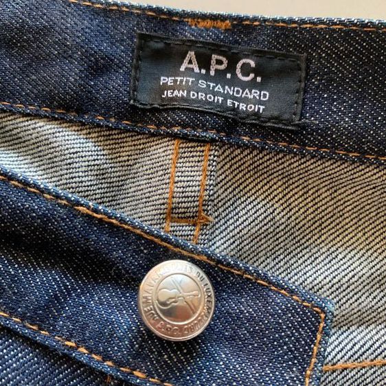 กางเกงยีนส์ขายาว A.P.C. Jeans แท้มือสอง Petit Standard ริมแดง เอว 31 ยาว 42 รูปที่ 5