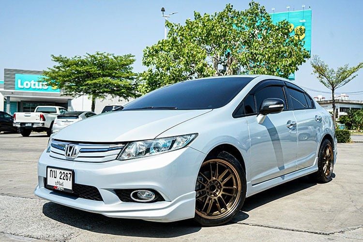 Honda Civic 2014 1.5 Hybrid Sedan เบนซิน ไม่ติดแก๊ส เกียร์อัตโนมัติ เทา