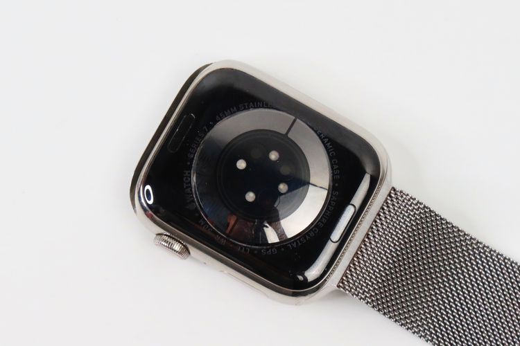 Apple Watch Series 7 Silver Stainless Steel Case GPS + Cellular 45mm สภาพสวย ราคาแจ๋ว แบต 87 คุ้มมาก   - ID24040056 รูปที่ 5