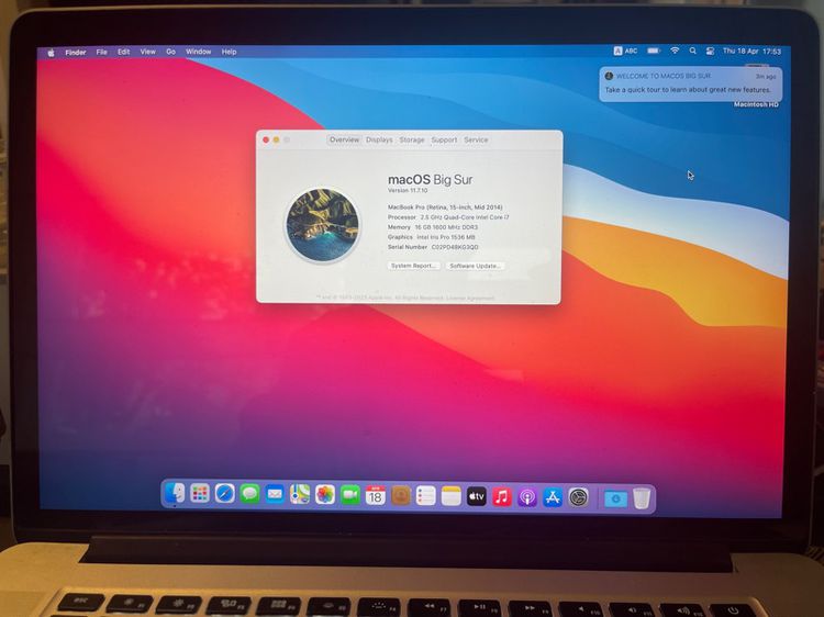 MacBook Pro Retina (15 inch- Mid 2014) รูปที่ 12