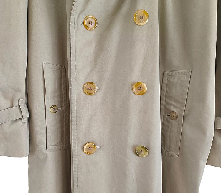 Burberry Men's 80s Trench Coat Made In England รูปที่ 8