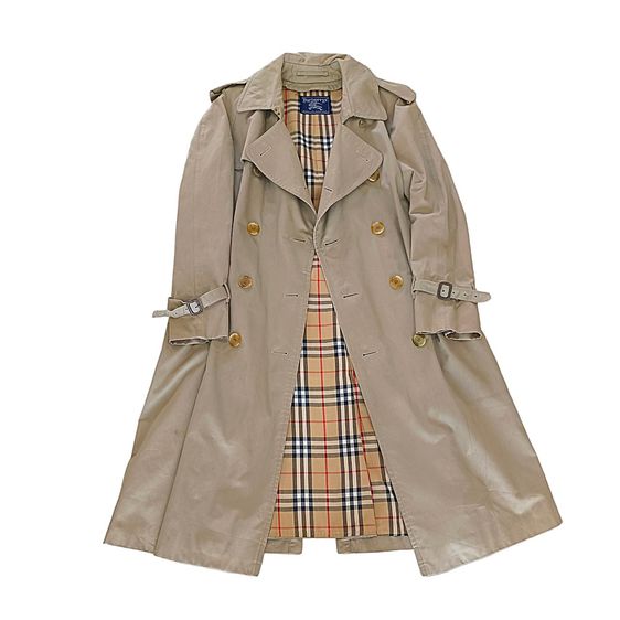 Burberry Men's 80s Trench Coat Made In England รูปที่ 17