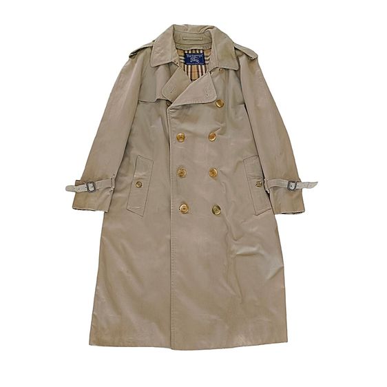Burberry Men's 80s Trench Coat Made In England รูปที่ 18