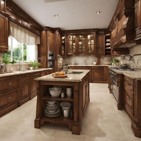 Cicon interiorทำให้ห้องครัวของคุณเป็นแห่งความสุขและความสงบด้วยสไตล์คลาสสิค รูปที่ 3