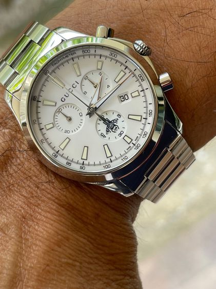 GUCCI Unisex Gucci Watch G-Timeless Medium YA126472 Quartz Chronograph รูปที่ 17