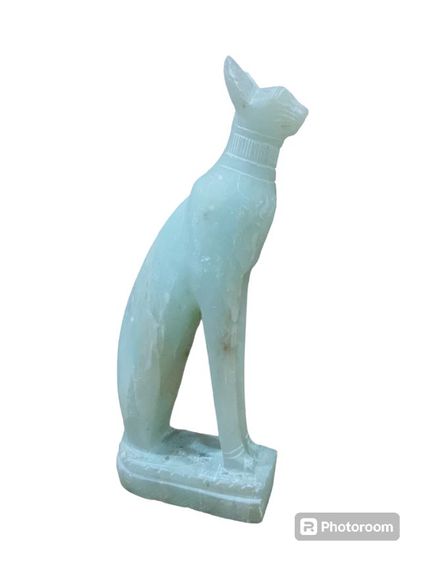 แมวแกะสลักจากหิน soapstone ของอียิปต์ Egypt รูปที่ 4