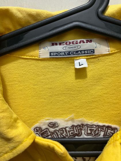 เสื้อคอโปโลแขนสั้นวัดราษฏร์ประคองธรรม สีเหลือง ไซด์ L อก 42 ยาว 27 นิ้ว รูปที่ 2