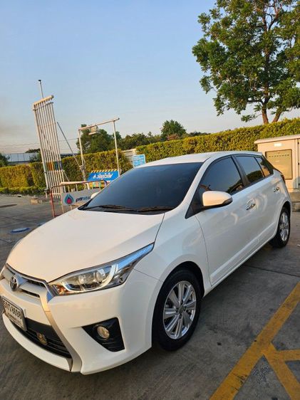 Toyota Yaris 2016 1.2 G Sedan เบนซิน ไม่ติดแก๊ส เกียร์อัตโนมัติ ขาว รูปที่ 2