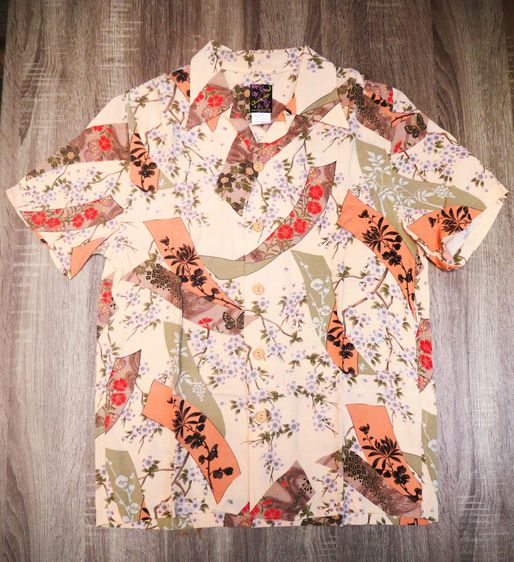 อื่นๆ เสื้อเชิ้ต M เบจ แขนสั้น Japanese Shirt, Aloha Short Sleeve Oniwa Soto Brand