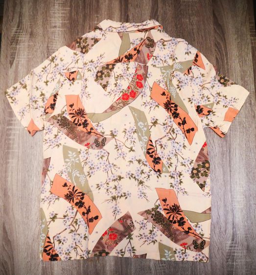Japanese Shirt, Aloha Short Sleeve Oniwa Soto Brand รูปที่ 2