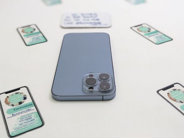 ขาย เทิร์น iPhone 13 Pro Max 256 Gb Blue สภาพสวย ศูนย์ไทย มีตัวเครื่องอย่างเดียว ไม่มีอุปกรณ์อื่น สุขภาพแบต 83 เพียง 24,990 บาท ครับ รูปที่ 5