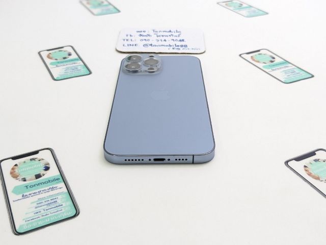 ขาย เทิร์น iPhone 13 Pro Max 256 Gb Blue สภาพสวย ศูนย์ไทย มีตัวเครื่องอย่างเดียว ไม่มีอุปกรณ์อื่น สุขภาพแบต 83 เพียง 24,990 บาท ครับ รูปที่ 6