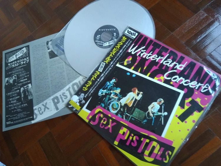 ภาษาอังกฤษ อื่นๆ SEX PISTOLS Winterland Concert JAPAN 1995 Laser Disc LD + Obi สภาพใหม่