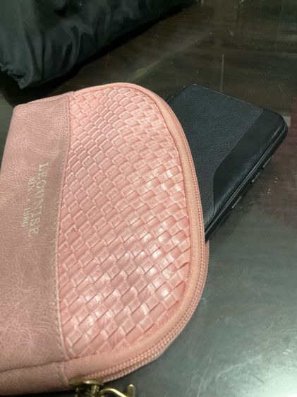 กระเป๋าหนัง LEOUNISE แท้ สีชมพูเบส ขนาด 13x18 ซม 100 บาท รูปที่ 7