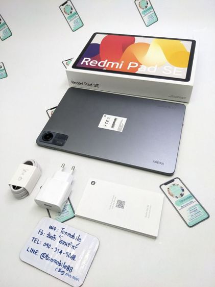 ขาย  เทิร์น Redmi Pad SE Ram 6 Rom 128 Gray Wifi สภาพสวย อุปกรณ์ครบยกกล่อง ประกันยาว เพียง 4,290 บาท ครับ