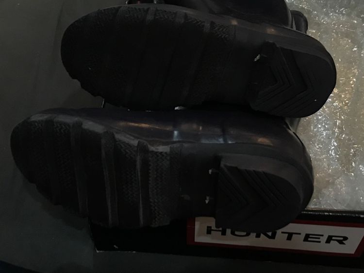 Hunter Rain Boots Rubber  BLACK 22 cm   รูปที่ 9