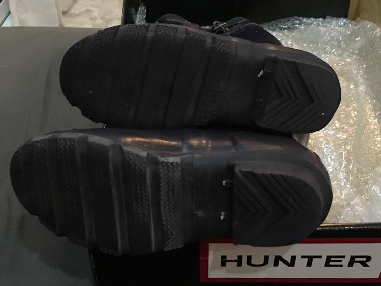 Hunter Rain Boots Rubber  BLACK 22 cm   รูปที่ 10
