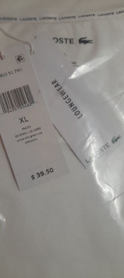 3

เสื้อยืด Lacoste Men's Lounge Chest Logo สีขาว

แท้ เสื้อถือจาก USA รูปที่ 5