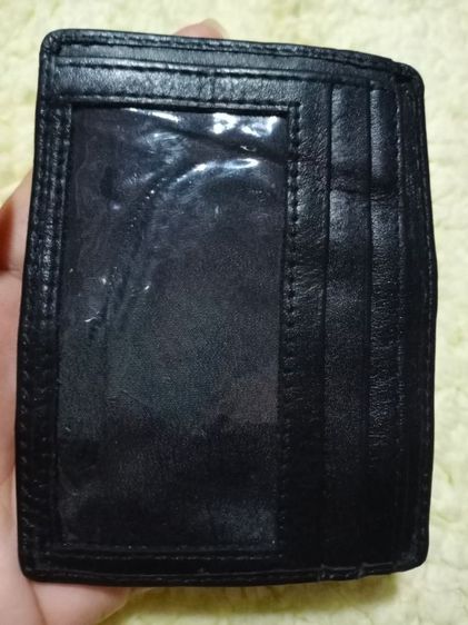 กระเป๋าใส่บัตรหนังแท้สีดำ neostar รูปที่ 3