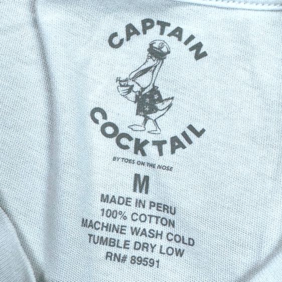เสื้อยืด Captain Cocktail Size M รูปที่ 6