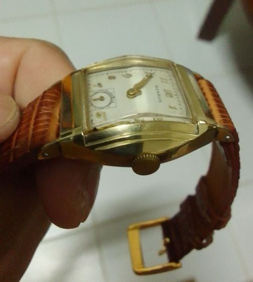 นาฬิกา Benrus swissวินเทจ สไตล์ Art Deco ไขลาน สภาพสวยเดิม ใช้งานได้ปกติ รูปที่ 3