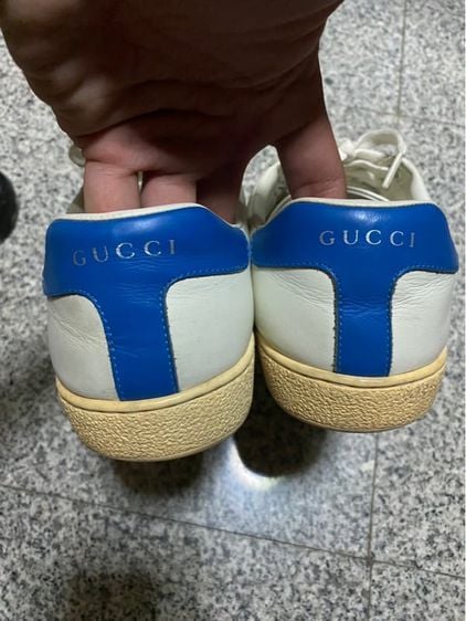 Gucci รองเท้าหนังทั่วไป หนังแท้ UK 7.5 | EU 41 1/3 | US 8 ขาว รองเท้า