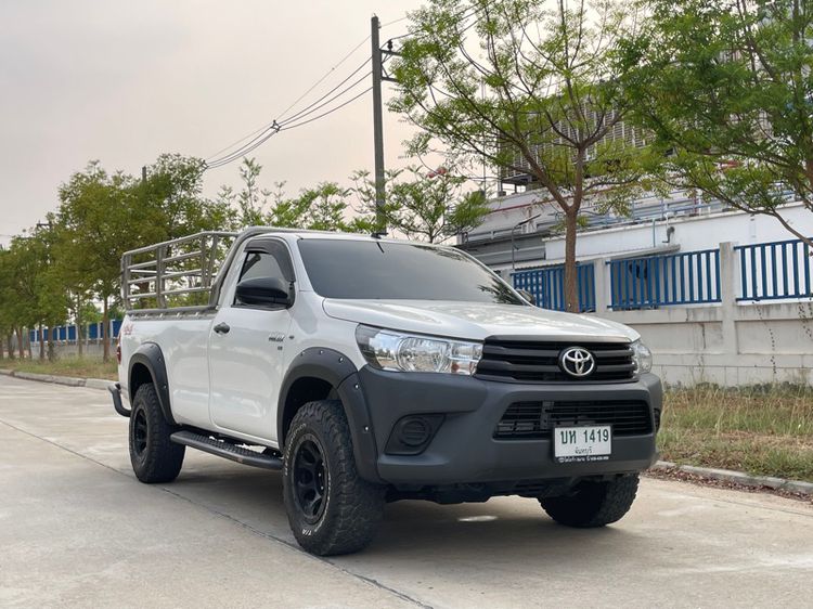 Toyota Hilux Revo 2019 2.8 J 4WD Pickup ดีเซล ไม่ติดแก๊ส เกียร์ธรรมดา ขาว รูปที่ 3