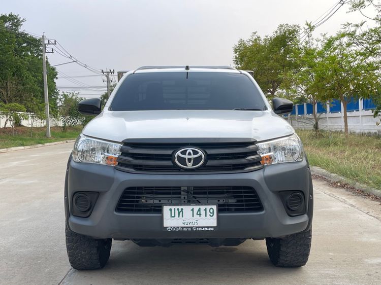 Toyota Hilux Revo 2019 2.8 J 4WD Pickup ดีเซล ไม่ติดแก๊ส เกียร์ธรรมดา ขาว รูปที่ 2