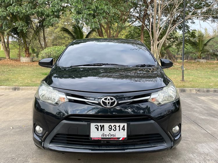 Toyota Vios 2014 1.5 J Sedan เบนซิน ไม่ติดแก๊ส เกียร์อัตโนมัติ ดำ รูปที่ 2