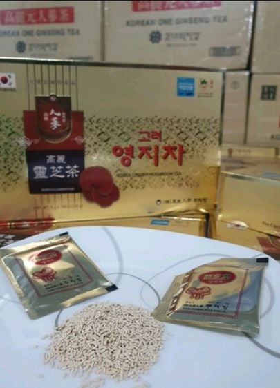 ชาเห็ดหลินจือ จากเกาหลี1กล่องมี100ซอง บำรุงสุขภาพกันจร้า สนใจทักข้อความเบอร์0910577120หรือไลinlove1979 รูปที่ 4